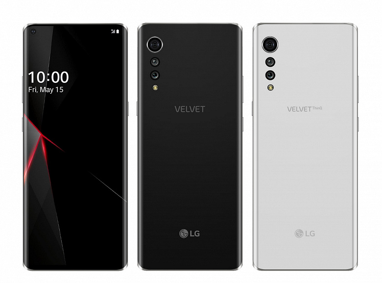 Показаны первые фотографии смартфона LG Velvet