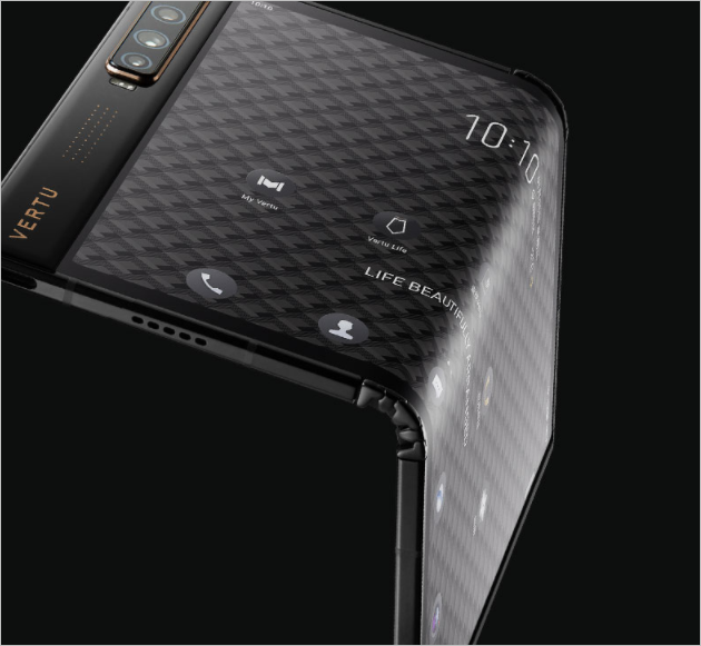 Представлен люксовый смартфон Vertu Ayxta Fold 5G на базе Royole Flexpai 2