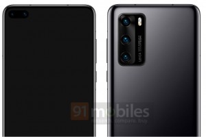 Свежие рендеры Huawei P40