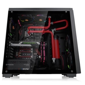 Лучший ПК-корпус для ATX-плат. Thermaltake Versa C23 TG RGB CA-1H7-00M1WN-00 Black