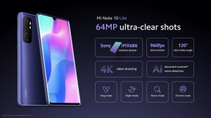 Xiaomi Mi Note 10 Lite выглядит отлично