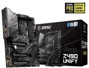 На рынке скоро появится материнская плата MSI MEG Z490 Unify без RGB подсветки