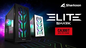 Sharkoon представила корпус ELITE SHARK CA300T с элегантным дизайном