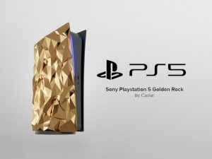 На роскошную консоль Sony PlayStation 5 'Golden Rock' потрачено 20 кг золота