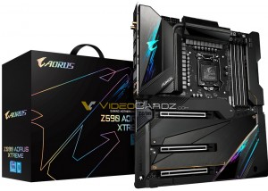 Появилось первое изображение материнской платы Gigabyte Z590 AORUS Xtreme