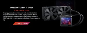 ASUS готовит систему жидкостного охлаждения ROG Ryujin II 240 с ЖК-дисплеем