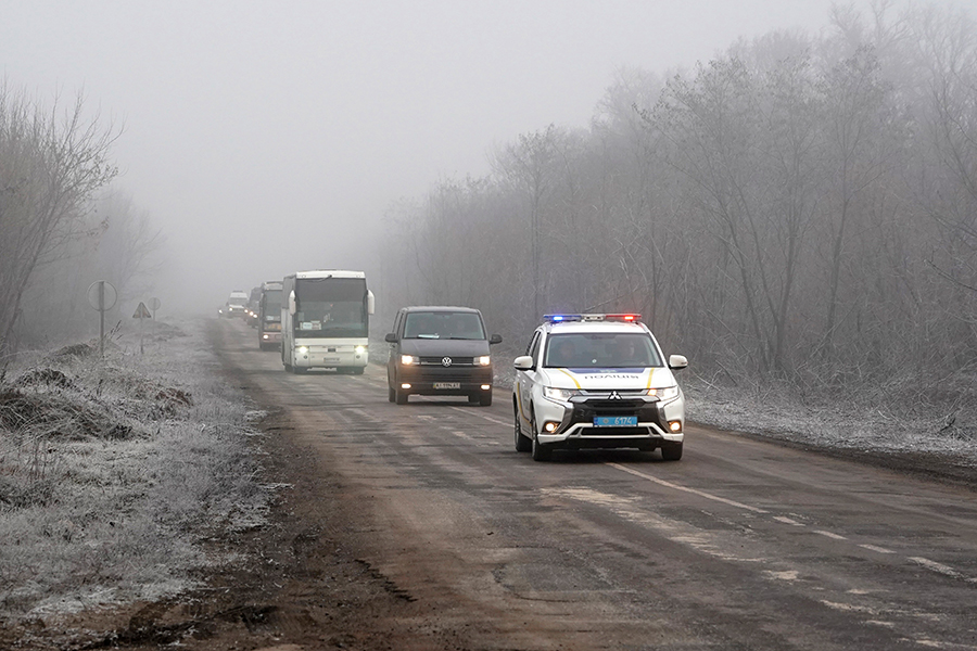 Обмен пленными в Донбассе. Фоторепортаж