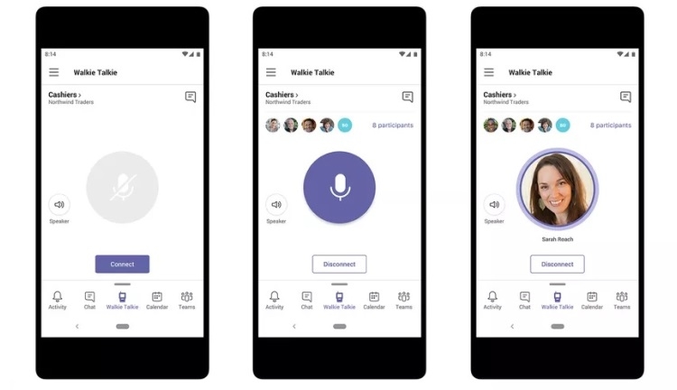 В корпоративном мессенджере Microsoft Teams появится функция Walkie Talkie