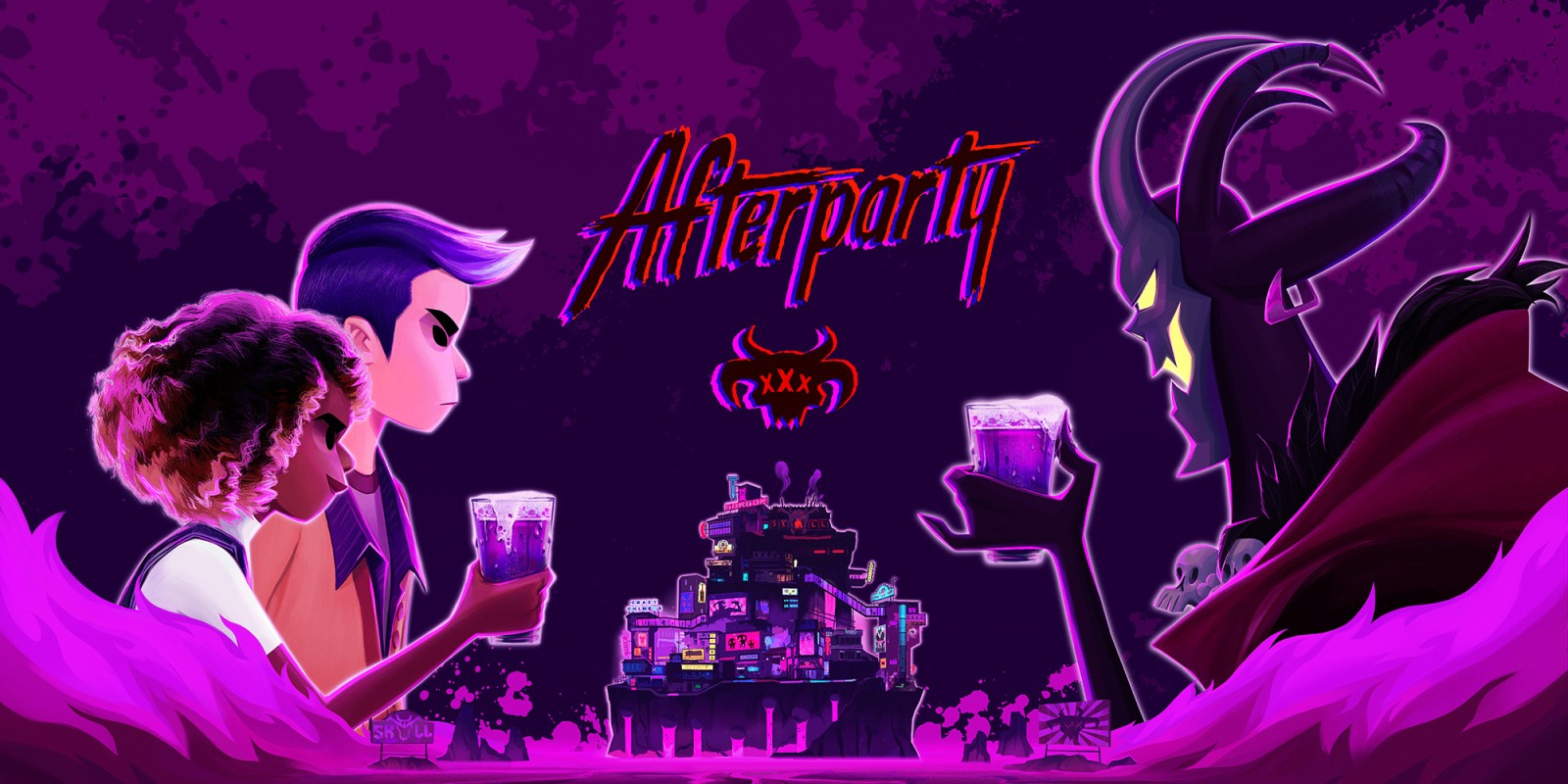 «Адское» приключение Afterparty выйдет на Switch в начале следующего месяца