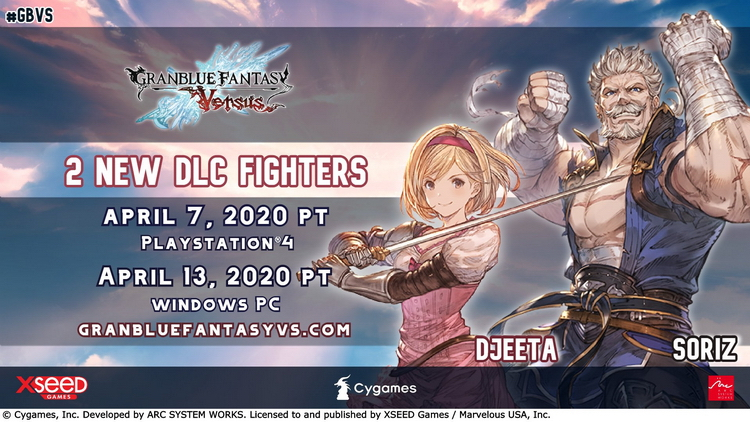 Бойцы Granblue Fantasy: Versus Сориз и Дзита на ПК выйдут позже запланированного