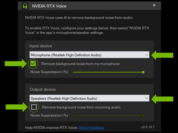 NVIDIA представила приложение RTX Voice для подавления постороннего шума в разговорах