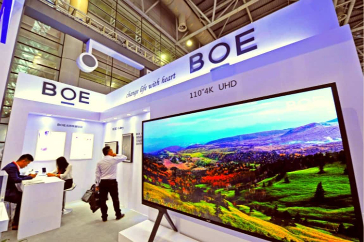 BOE организует выпуск OLED-дисплеев разного размера для ноутбуков