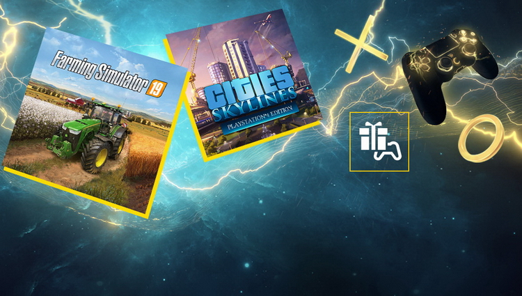 PlayStation Plus в мае: Farming Simulator 19 и Cities: Skylines