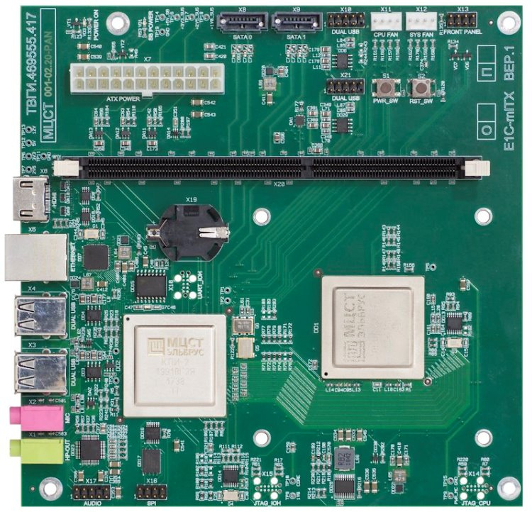 Представлены две новые Mini-ITX-платы с интегрированными процессорами Эльбрус