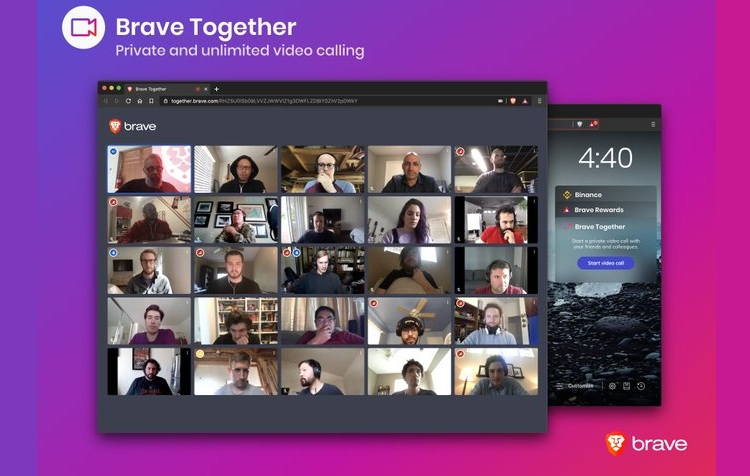 В браузере Brave появилось встроенное приложение для конфиденциальной видеосвязи
