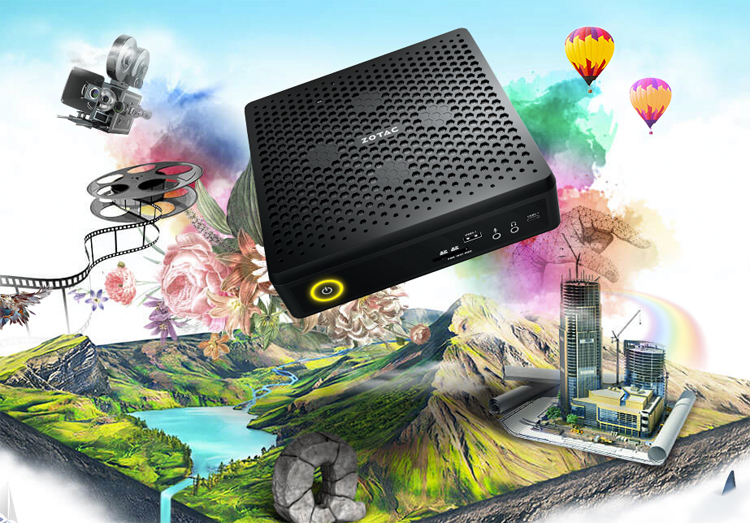 В неттопе ZOTAC Zbox QCM7T3000 соседствуют чип Intel Comet Lake и ускоритель NVIDIA Quadro RTX