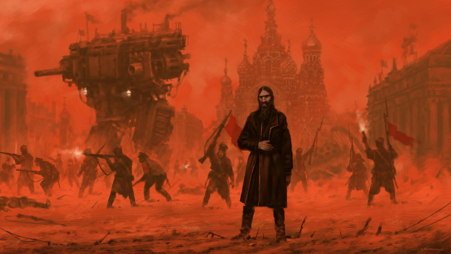 Революция в Русвете началась: трейлер к запуску дополнения Rusviet Revolution к Iron Harvest