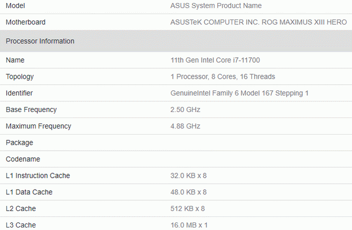 Ещё два чипа Intel Rocket Lake-S подтвердили своё превосходство в однопотоке Geekbench над процессорами AMD Ryzen 5000