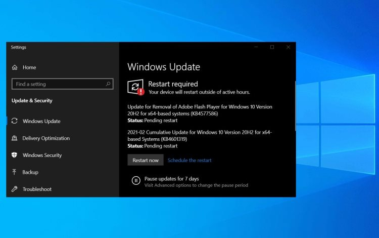 Microsoft начала принудительное удаление Flash Player из Windows 10