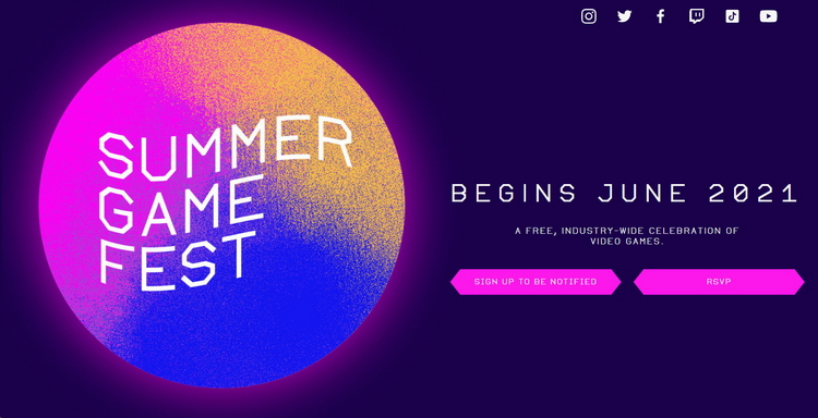 Фестиваль игр Summer Game Fest 2021 пройдёт в июне