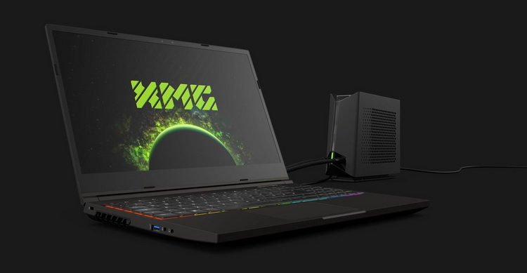 Представлен игровой ноутбук XMG Neo 15 с внешней системой жидкостного охлаждения XMG Oasis