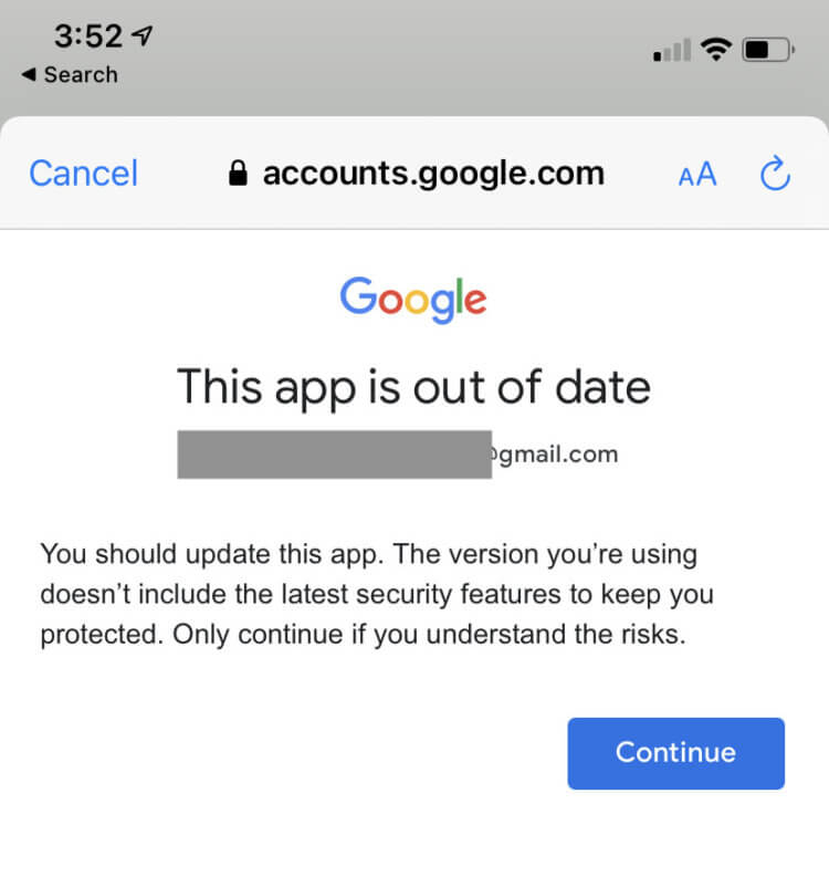 Теперь мы знаем, какие данные собирает приложение Gmail от Google