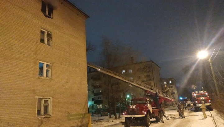 Пожар в общежитии в Сызрани потушен