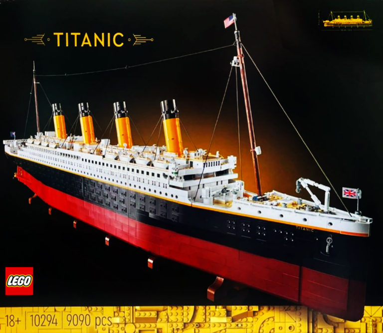 LEGO Titanic: Грандиозная утечка конструктора из 9090 деталей