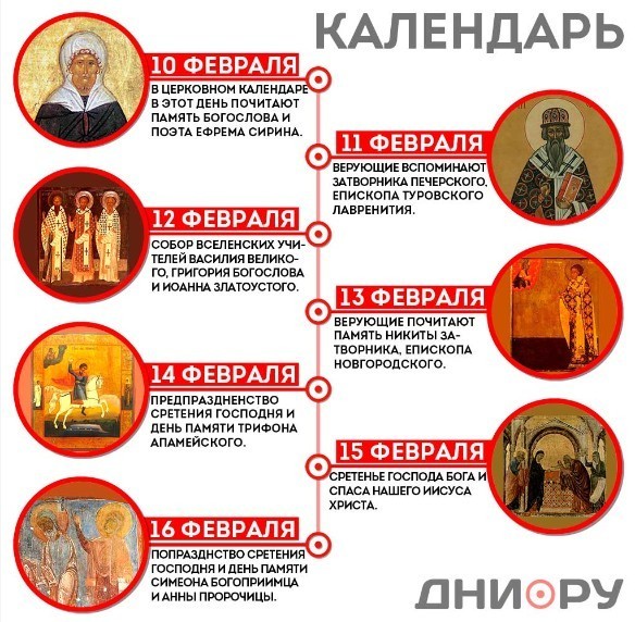 Сретение Господне: что нельзя делать 15 февраля