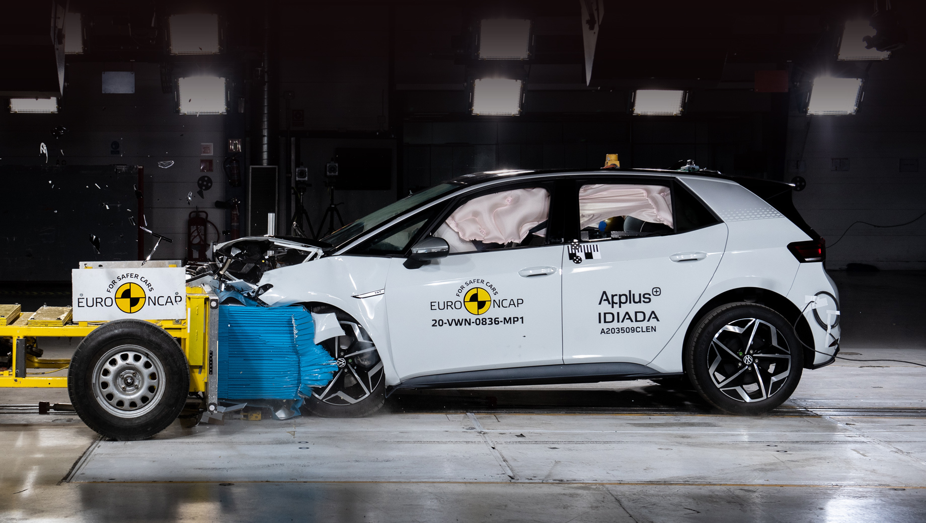 Volkswagen ID.3 успешно выступил в новых тестах Euro NCAP