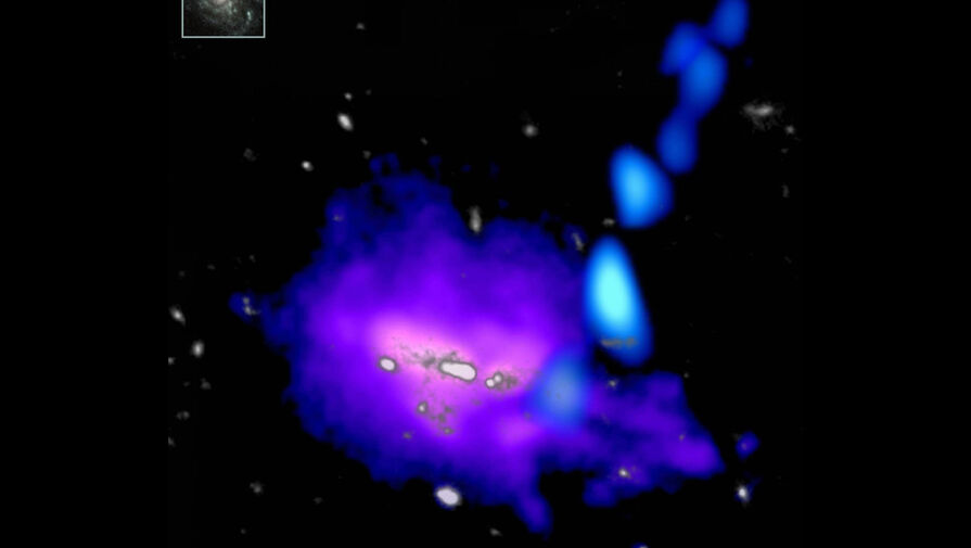 Астрономы обнаружили внегалактический поток холодного газа