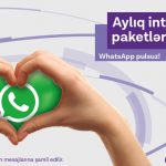 Безлимитные переписки в WhatsApp от Azercell!