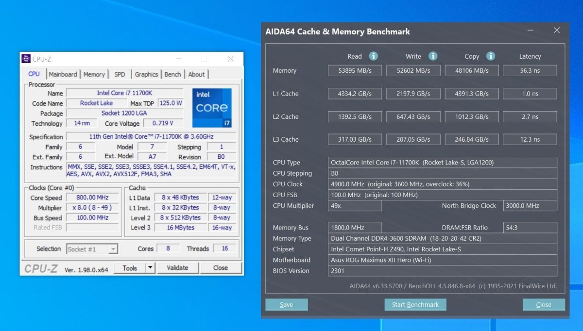 Обзор процессора Intel Core i7-11700K