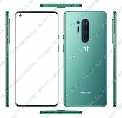 Дизайн нового OnePlus 8 Pro слили в сеть