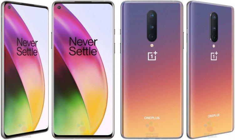 В сеть слили изображения OnePlus 8 во всех расцветках