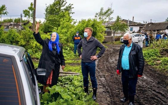 Курские власти отчитались об устранении последствий урагана