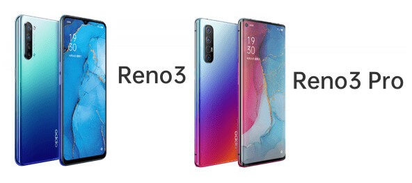 Дизайн Oppo Reno3 Pro с 5G раскрыт на официальных рендерах