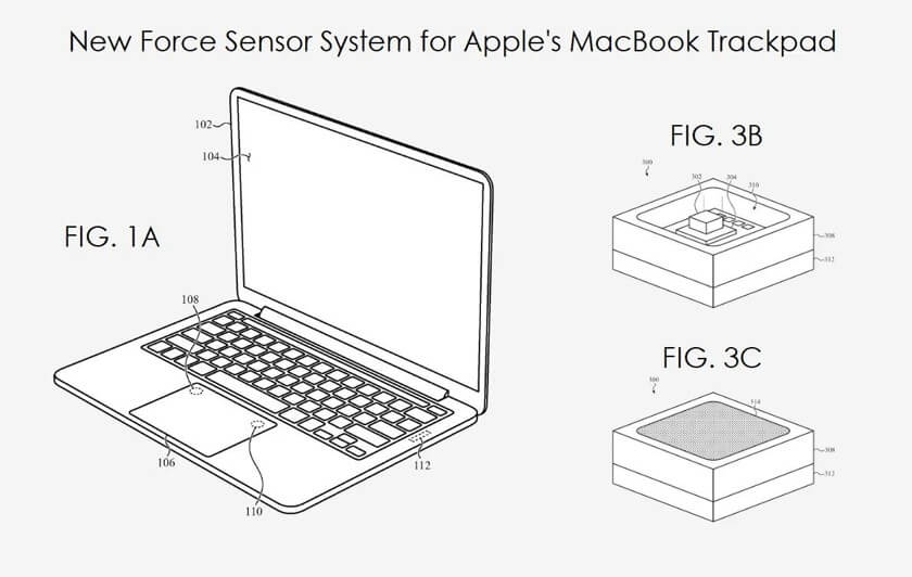 Apple запатентовала улучшенную технологию определения силы нажатия