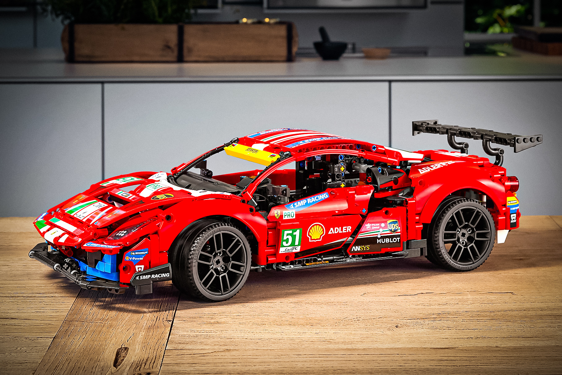 Lego выпустит конструктор с гоночным суперкаром Ferrari 488 GTE