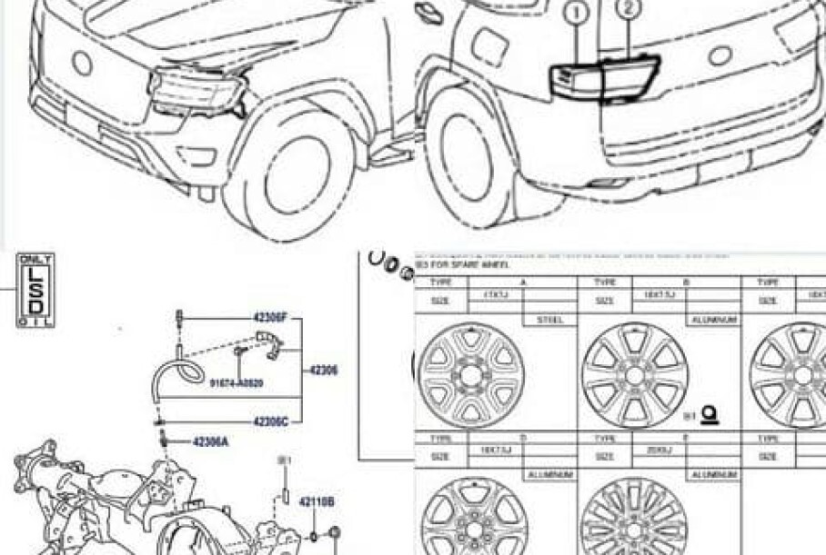 В Сеть «слили» данные из каталога запчастей Toyota Land Cruiser 300