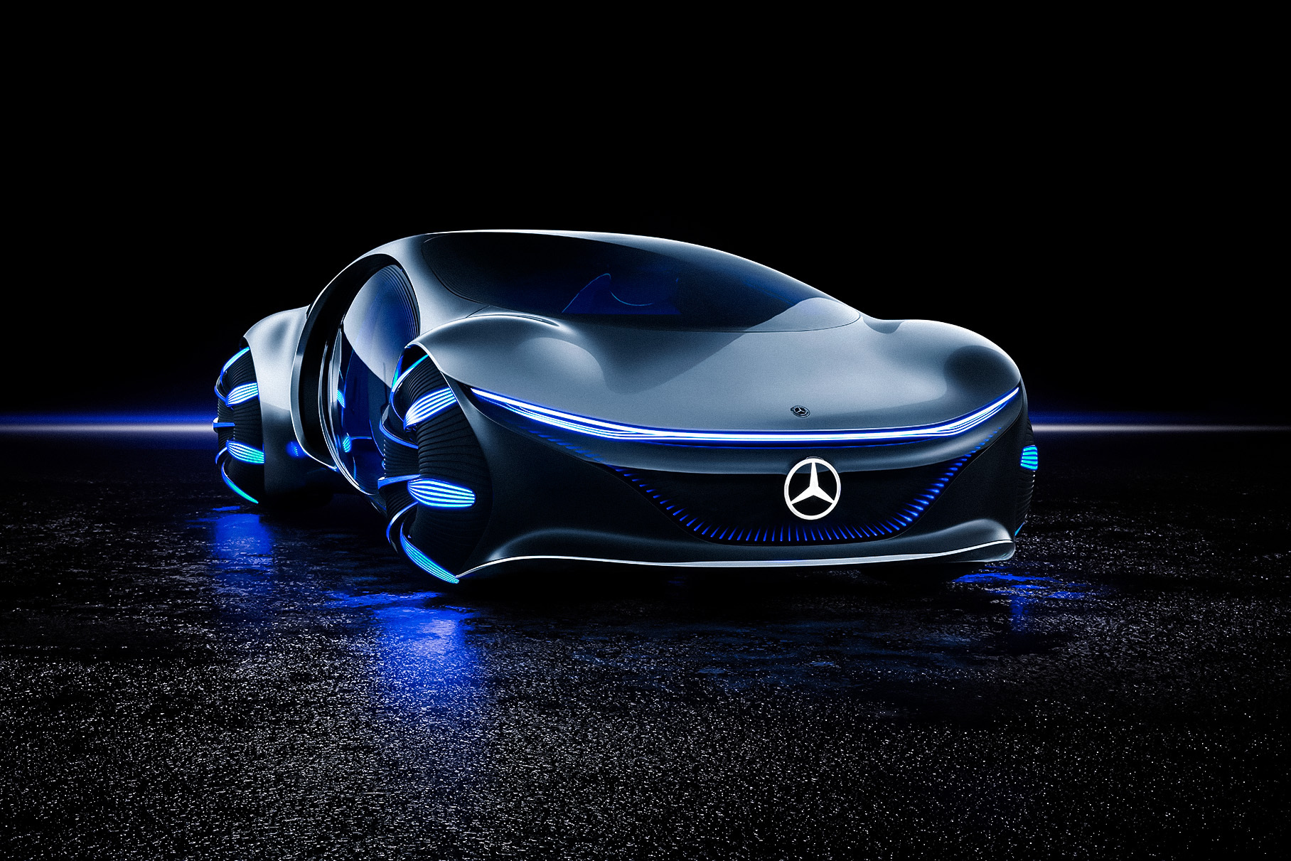 Электрокар Mercedes-Benz Vision AVTR научился читать мысли