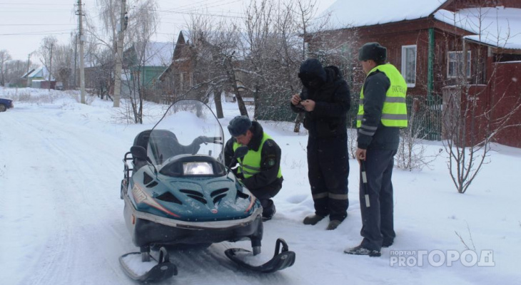 В Пензенской области отловили недобросовестных владельцев снегоходов