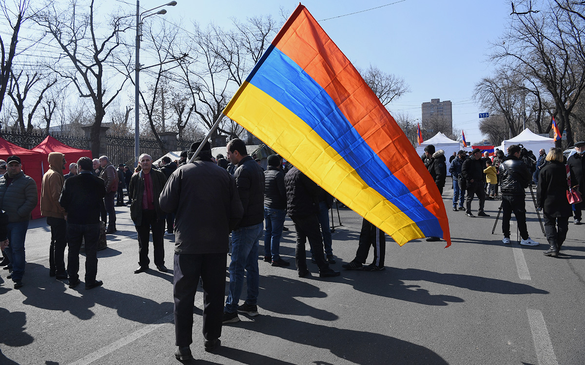 В Ереване началась акция протеста с требованием отставки Пашиняна