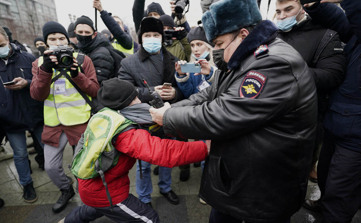 Акции в поддержку Алексея Навального и столкновения с полицией. Главное