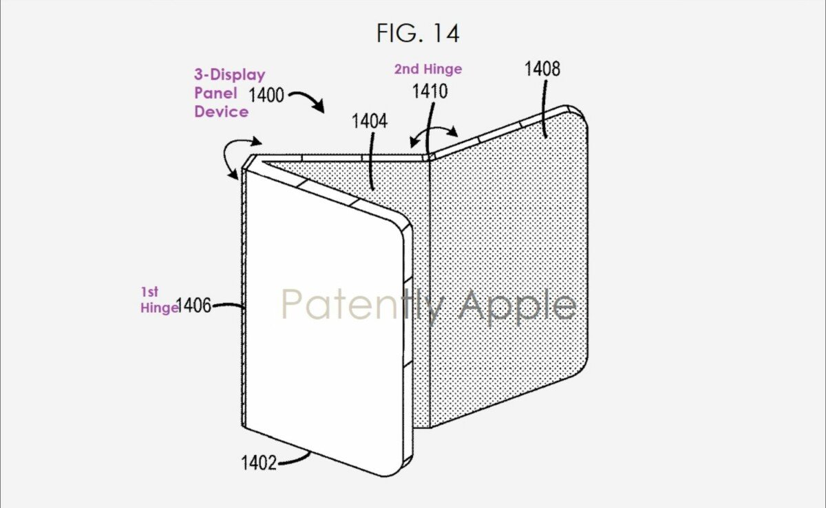 Microsoft запатентовала складной смартфон с тремя экранами. Нас ждёт Surface Trio?