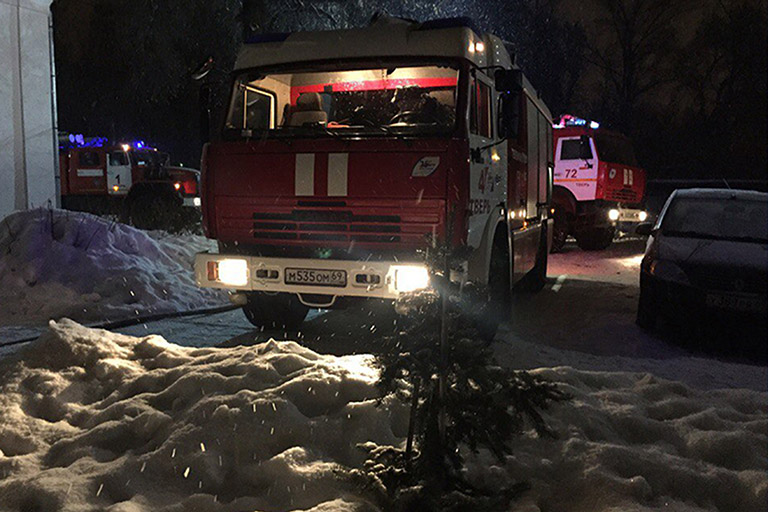 В отеле «Конаково Ривер Клаб» произошёл сильный пожар