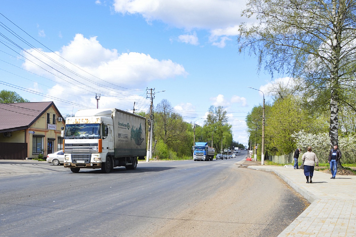 Завершается ремонт Московского шоссе в Твери