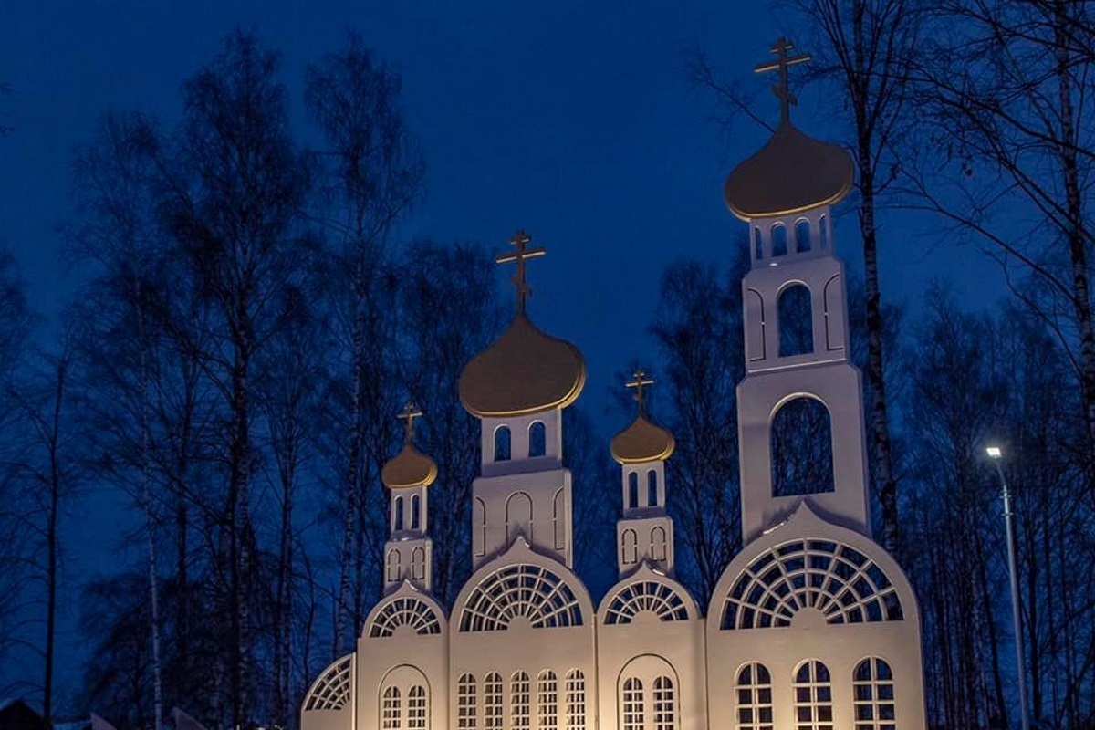 В Тверской области установили памятник затопленному городу