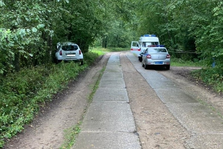 В Тверской области иномарка врезалась в дерево, водитель погиб