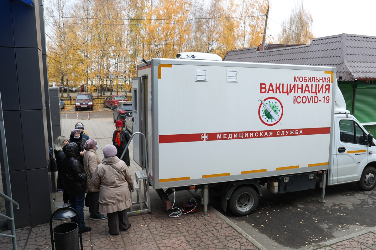 За 5 дней в передвижных пунктах вакцинации получили прививку 984 жителя Твери